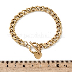 Ионное покрытие (ip) 304 нержавеющая сталь панцирные браслеты цепи&nbsp;BJEW-P237-04G