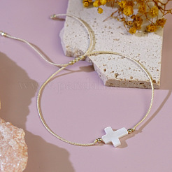 Браслеты дружбы из плетеных ракушек&nbsp;EL8997-1