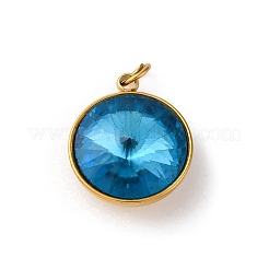 Подвески из граненого стекла из нержавеющей стали 316&nbsp;STAS-K258-46G