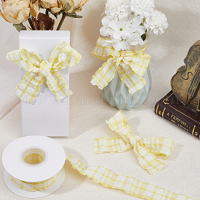 10 м льняной ленты для шитья украшений&nbsp;OCOR-WH20007-03D-1