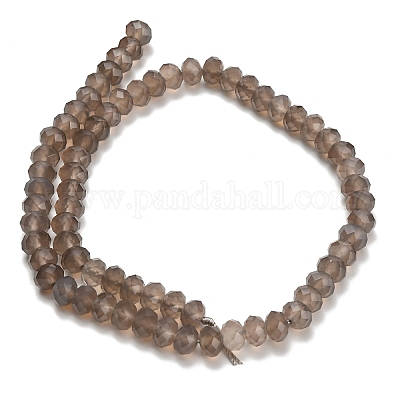 Серые натуральные бусины из агата &nbsp;G-Z111-A09-1