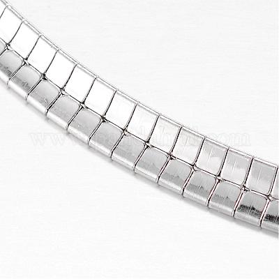 Не тускнеющие ожерелья из нержавеющей стали 304 NJEW-D274-03P-1