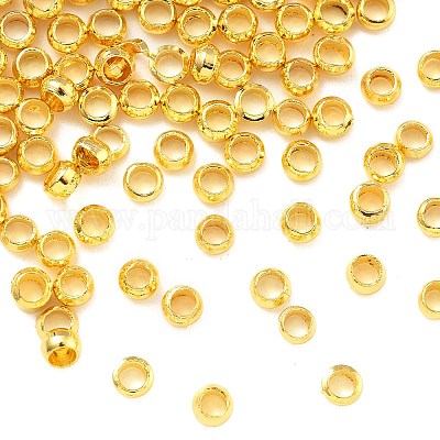 Зажимные бусины из латуни&nbsp;KK-S509-01G-03-1