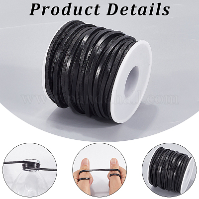 20 ярд плоских кожаных шнуров&nbsp;WL-CL0001-16B-1