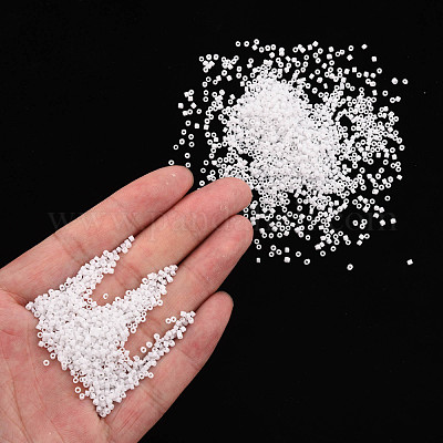 Стеклянные цилиндрические бусины SEED-S047-K-002-1