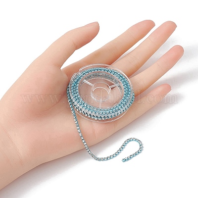 Электрофорез латунь горный хрусталь страз цепи CHC-YW0001-05D-1