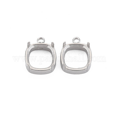 Подвеска-кабошон из не тускнеющей нержавеющей стали 304 STAS-N097-179P-1