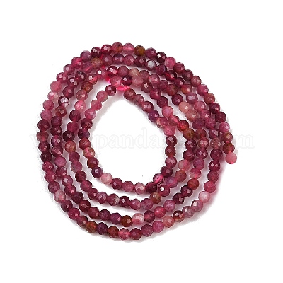 Натуральный красный турмалин бусы нити&nbsp;LS-G-RM250101-A14-1