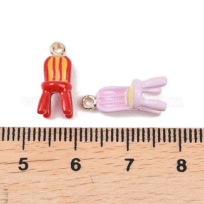 Подвески из эмали и сплава&nbsp;ENAM-A012-13G-1