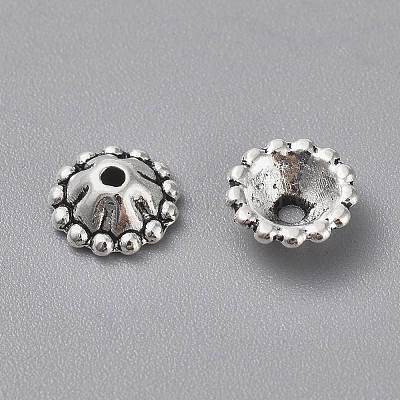 Тибетские серебряные бусины крышков&nbsp;LS-AA131-1