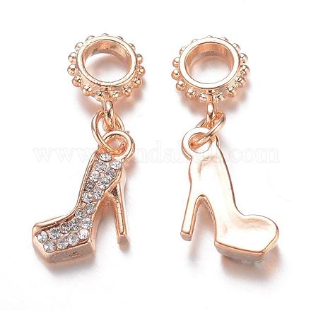 Европейские подвески из сплава со стразами ALRI-K042-07G-1