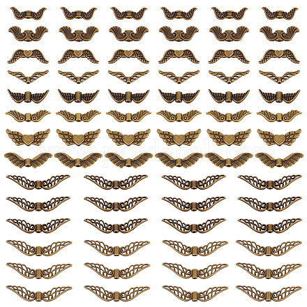 200шт 10 стиля бусины из сплава в тибетском стиле FIND-PH0019-97-1