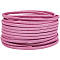 10M Folding Glitter PU Leather Cord, Flat, Hot Pink, 5x2mm, about 10.94 Yards(10m)/Set