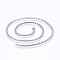 Non-Tarnish 304 Stainless Steel Box Chain Necklaces, with Lobster Claw Clasps, Stainless Steel Color, 19.7 inch(50cm), 3.5mm