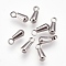 Tarnish Resistant 201 Stainless Steel Charms, Chain Extender Drop, Teardrop, Stainless Steel Color, 8x3mm, Hole: 1mm