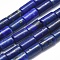Natural Lapis Lazuli Beads Strands, Column, 3.5~4x2mm, Hole: 0.7mm, about 100pcs/strand, 15.35 inch(39cm)