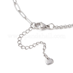 Кулон в форме сердца из сплава&nbsp;NJEW-JN05812-02