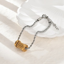 Браслеты из нержавеющей стали 304 для женщин&nbsp;BJEW-Z087-17GP