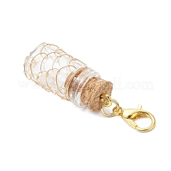 Подвеска из стеклянной бутылки желаний&nbsp;HJEW-JM03302-02