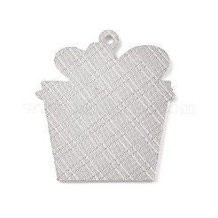 Рождественские тематические сублимационные украшения из сплава&nbsp;LS-DIY-L070-01D