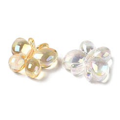 Уф-покрытие прозрачные акриловые бусины&nbsp;OACR-H123-22