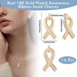 14 шт. Латунные подвески&nbsp;KK-BBC0020-39