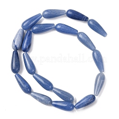 Нити бусин из натурального синего авантюрина (окрашенного и нагретого)&nbsp;G-H064-D04-01