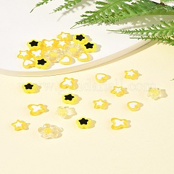 200 шт. 6 вида прозрачных и непрозрачных акриловых бусин&nbsp;TACR-FS0001-54G