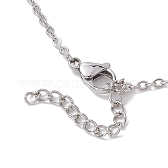 Ожерелья с подвеской в виде клетки с кристаллами&nbsp;NJEW-JN04758-01