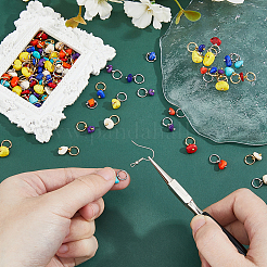 84шт. подвеска из синтетической бирюзы в двух стилях&nbsp;PALLOY-FH00074