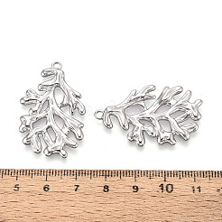 Подвески из нержавеющей стали 304 с имитацией коралла&nbsp;STAS-T069-41P