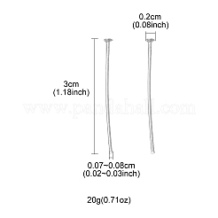 Железные штифты с плоской головкой&nbsp;IFIN-FS0001-30E