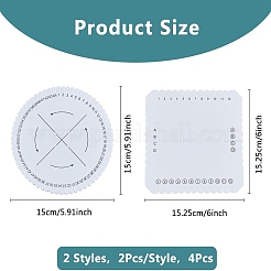 4 шт. 2 стиля eva плетеный диск диск&nbsp;TOOL-DC0001-19