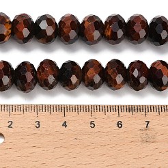 Натуральный красный тигровый глаз бисер пряди&nbsp;G-C259-A01-8x12mm-01