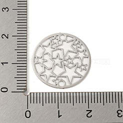 Покрытие стойки латунные полые подвески в форме звезды&nbsp;KKC-D001-18P