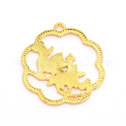 Подвески из эмали и сплава&nbsp;ENAM-WH0047-70G-RS