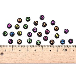 Непрозрачные черные акриловые бусины&nbsp;MACR-N008-17