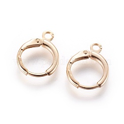 Латунные серьги-обручи&nbsp;X-KK-I649-08G-NF