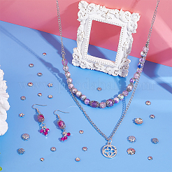 300 шт. 10 стиля колпачков для бусин из нержавеющей стали 304 и 201&nbsp;STAS-UN0042-71