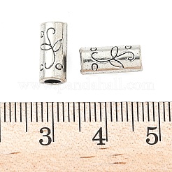 Сплавочные овальные бусины тибетского стиля &nbsp;TIBEB-L008-09AS