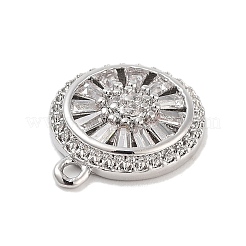 Латунь с подвесками из прозрачного кубического циркония&nbsp;LS-KK-Z061-21A-P