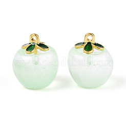 Подвески из прозрачного стекла в виде яблок&nbsp;LS-X1-DGLA-E004-16L