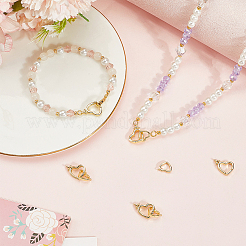 5 шт. латунные пружинные кольца-затворы&nbsp;KK-BBC0022-05