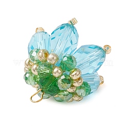 Прозрачные стеклянные подвески&nbsp;PALLOY-MZ00720-03