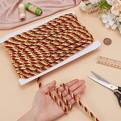 20 ярд двухслойного витого шнура из полиэстера&nbsp;OCOR-WH0086-99B-04