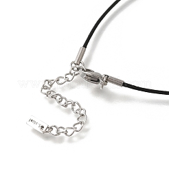 Ожерелья с подвеской в форме сердца из нержавеющей стали 304 для женщин&nbsp;NJEW-F328-17P