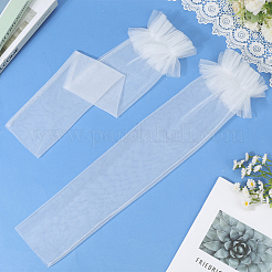 1 пара нарукавников из полиэстеровой сетки&nbsp;AJEW-GF0011-87B