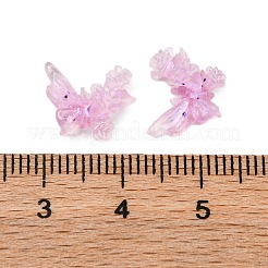 Бабочка с цветком прозрачные смоляные кабошоны&nbsp;FIND-L019-06D