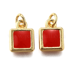 Латунь эмаль подвески&nbsp;KK-C106-07G