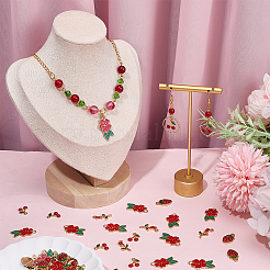 80шт 4 стиля подвески из сплава с эмалью&nbsp;ENAM-BM0001-03